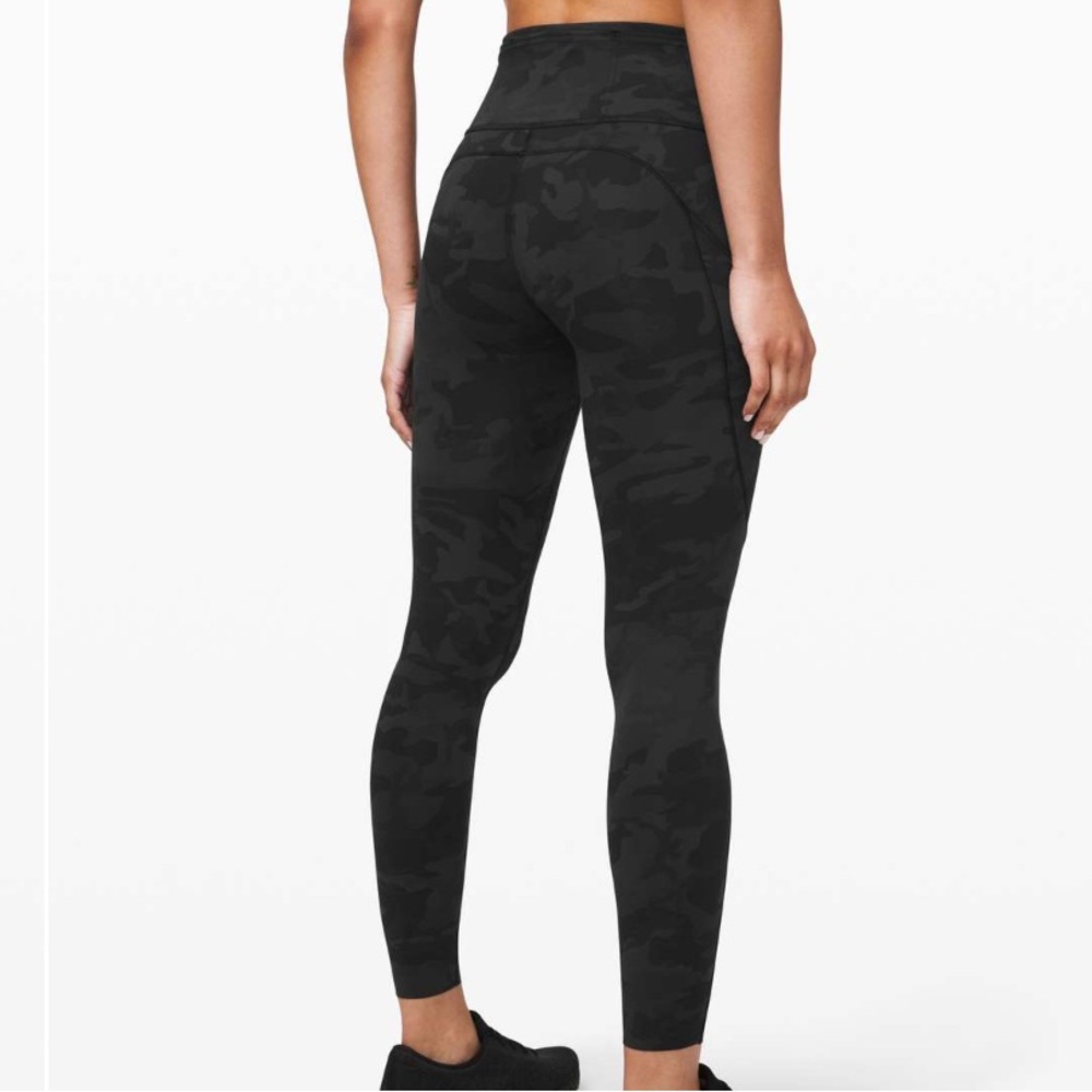 lululemon athletica Black Camo Leggings